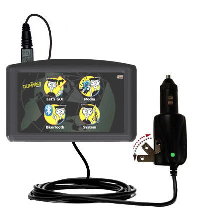 Car & Home 2 in 1 Charger compatible with the Maylong FD-430 GPS For Dummies
