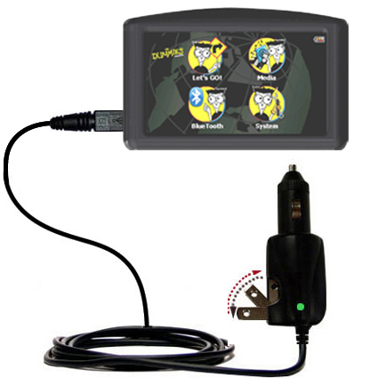 Car & Home 2 in 1 Charger compatible with the Maylong FD-435 GPS For Dummies