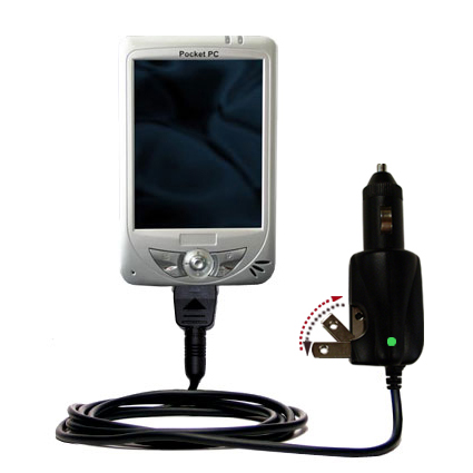 Car & Home 2 in 1 Charger compatible with the Medion MD95459