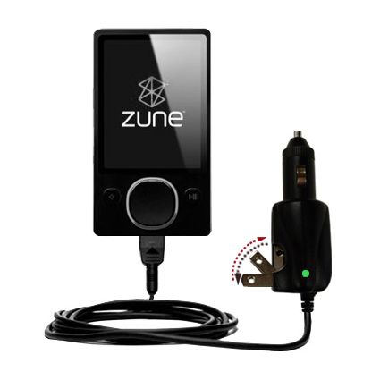 Car & Home 2 in 1 Charger compatible with the Microsoft Zune 80GB 2nd Gen