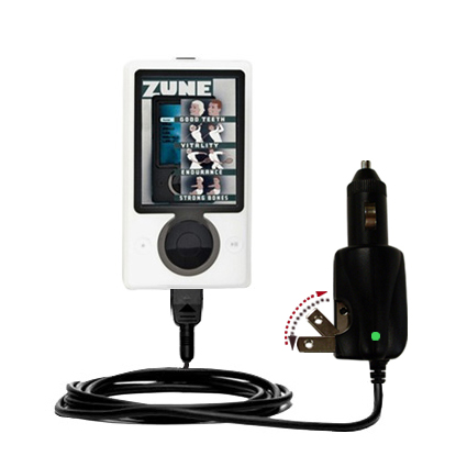 Car & Home 2 in 1 Charger compatible with the Microsoft Zune Gen2