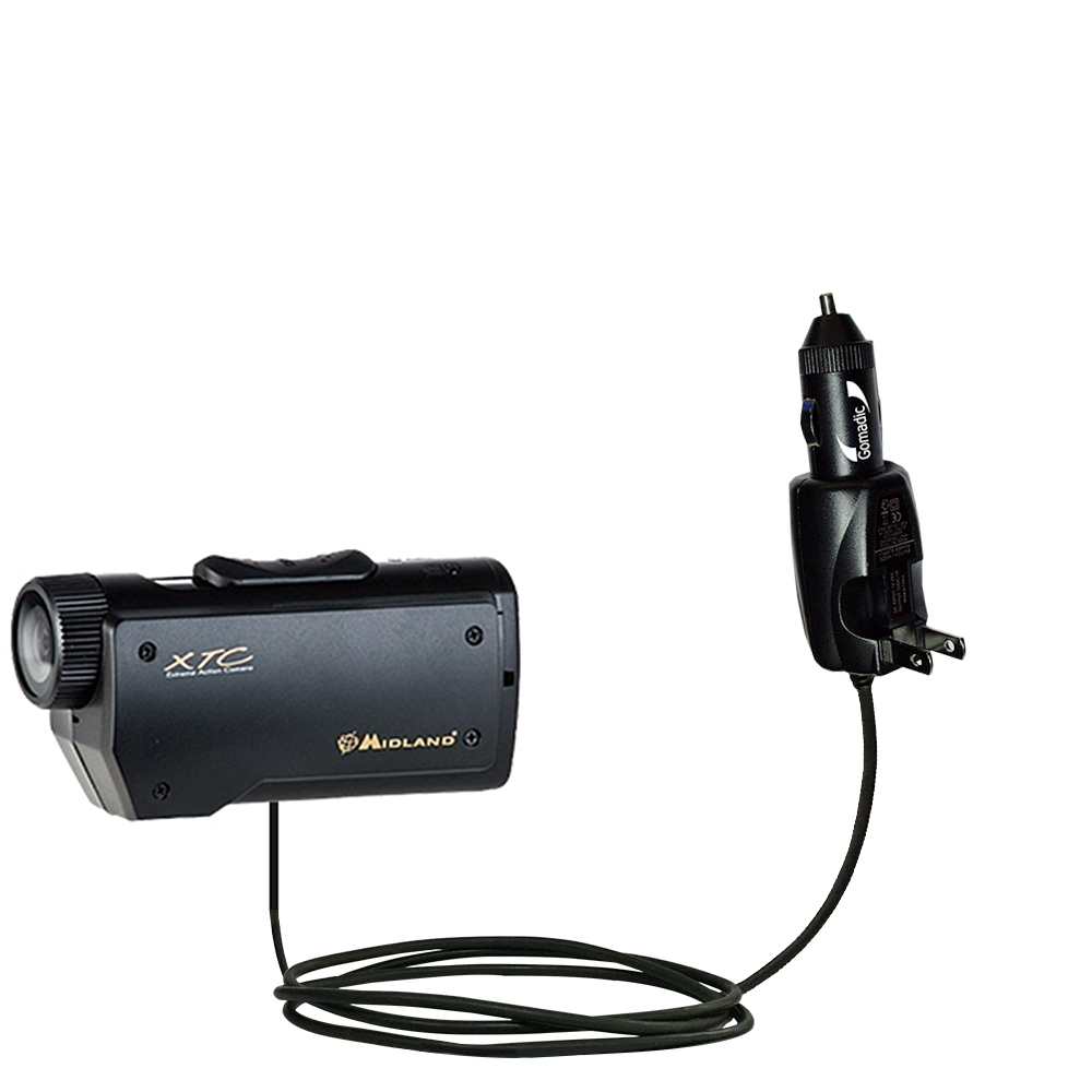 Car & Home 2 in 1 Charger compatible with the Midland XTC 200PV3 205PV2