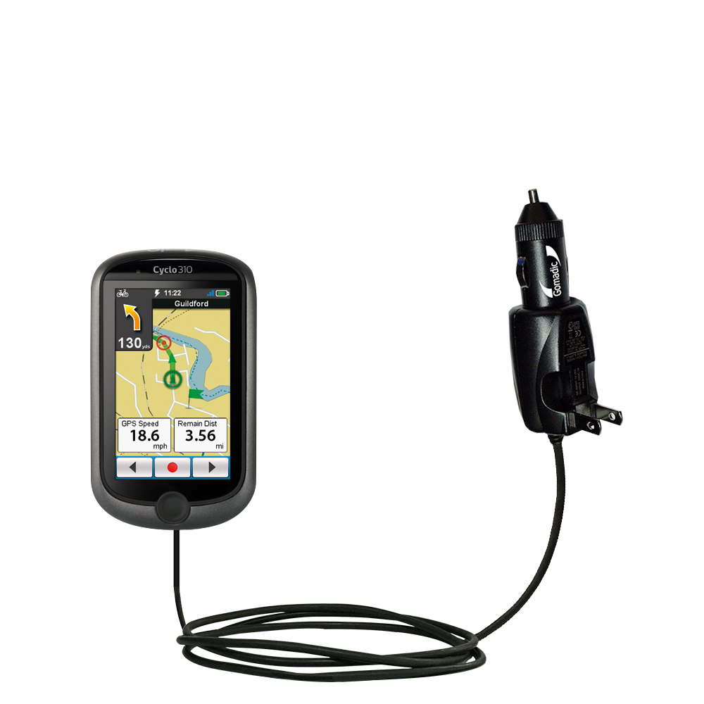 Car & Home 2 in 1 Charger compatible with the Mio Cyclo 310 / 315