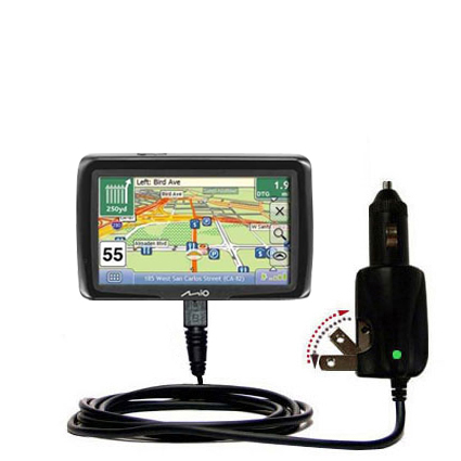 Car & Home 2 in 1 Charger compatible with the Mio Moov R503T