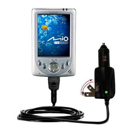 Car & Home 2 in 1 Charger compatible with the Mio 338 338 Plus