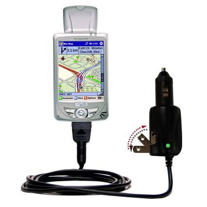 Car & Home 2 in 1 Charger compatible with the Mio 3830 MiTAC