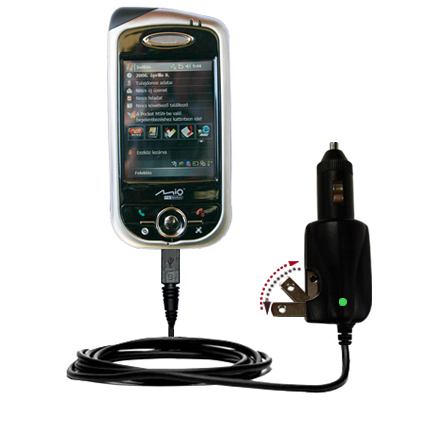Car & Home 2 in 1 Charger compatible with the Mio A701