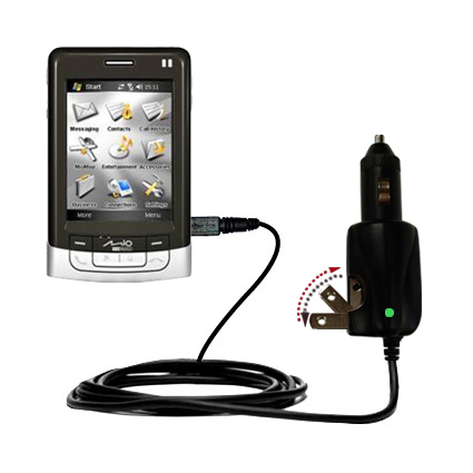 Car & Home 2 in 1 Charger compatible with the Mio DigiWalker A501