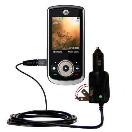 Car & Home 2 in 1 Charger compatible with the Motorola  MOTO VE66