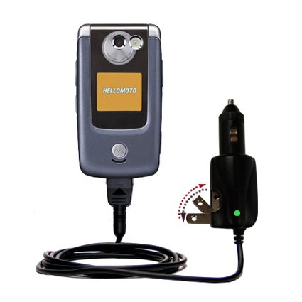 Car & Home 2 in 1 Charger compatible with the Motorola A910