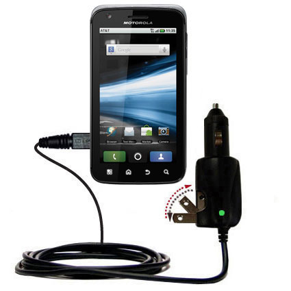 Car & Home 2 in 1 Charger compatible with the Motorola ATRIX 4G