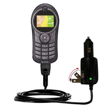 Car & Home 2 in 1 Charger compatible with the Motorola C155