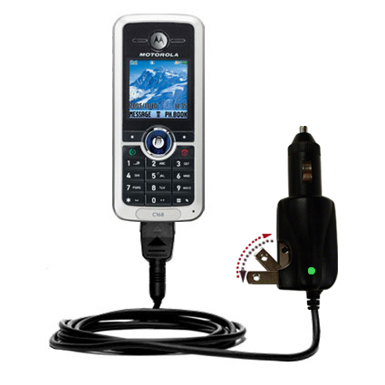 Car & Home 2 in 1 Charger compatible with the Motorola C168 C168i