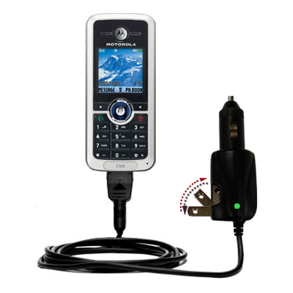 Car & Home 2 in 1 Charger compatible with the Motorola c168i