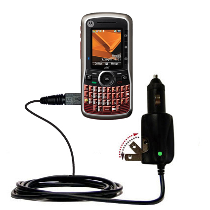 Car & Home 2 in 1 Charger compatible with the Motorola Clutch i465 i475