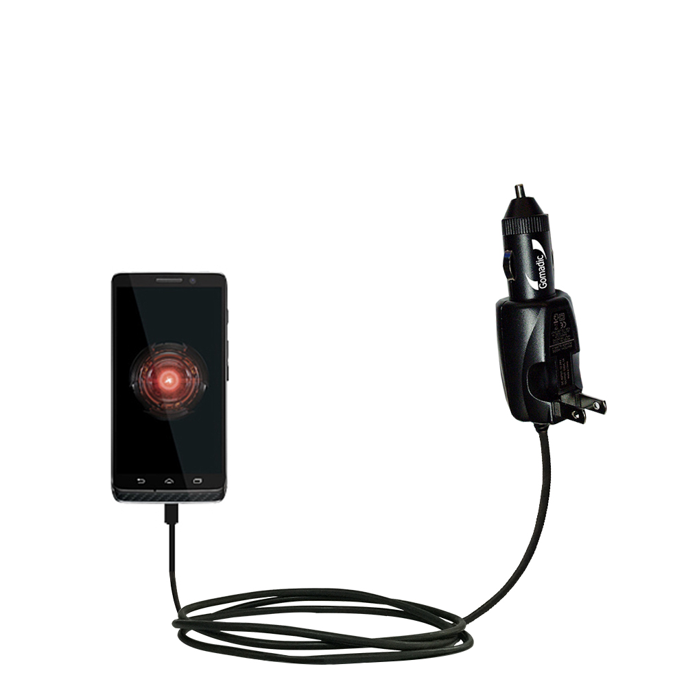 Car & Home 2 in 1 Charger compatible with the Motorola Droid Mini