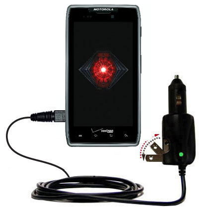 Car & Home 2 in 1 Charger compatible with the Motorola DROID RAZR MAXX