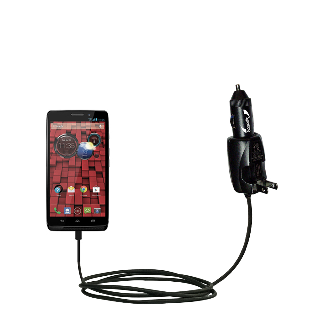 Car & Home 2 in 1 Charger compatible with the Motorola Droid Ultra