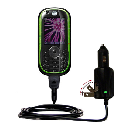 Car & Home 2 in 1 Charger compatible with the Motorola E1060