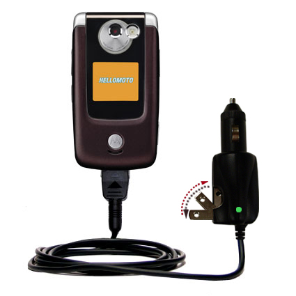 Car & Home 2 in 1 Charger compatible with the Motorola E895