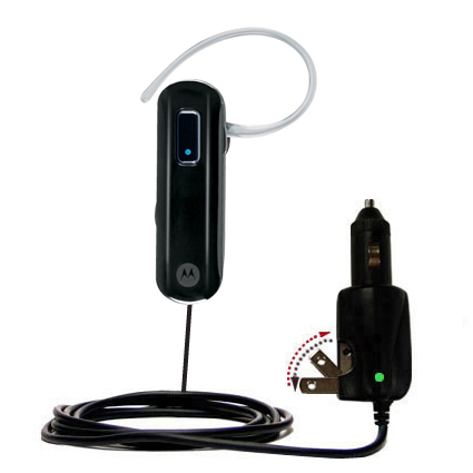 Car & Home 2 in 1 Charger compatible with the Motorola H270