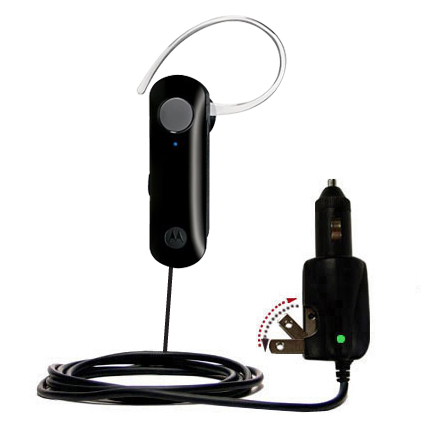 Car & Home 2 in 1 Charger compatible with the Motorola H390