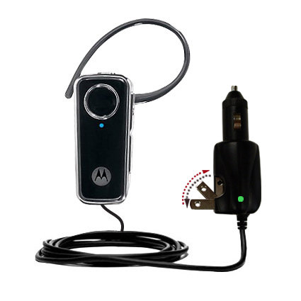 Car & Home 2 in 1 Charger compatible with the Motorola H680 cradle