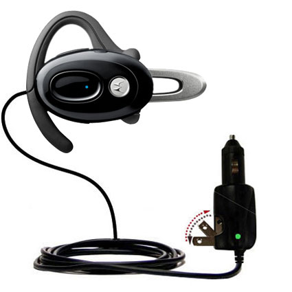 Car & Home 2 in 1 Charger compatible with the Motorola H720 Headset