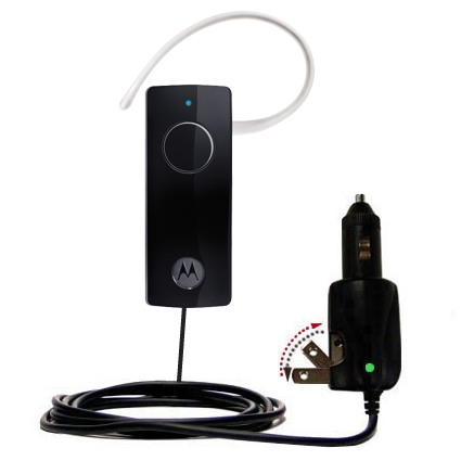 Car & Home 2 in 1 Charger compatible with the Motorola HK100