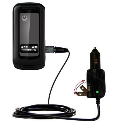 Car & Home 2 in 1 Charger compatible with the Motorola i410
