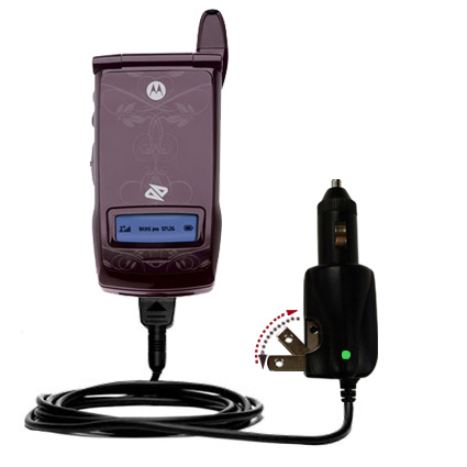 Car & Home 2 in 1 Charger compatible with the Motorola i835w