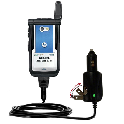 Car & Home 2 in 1 Charger compatible with the Motorola i860