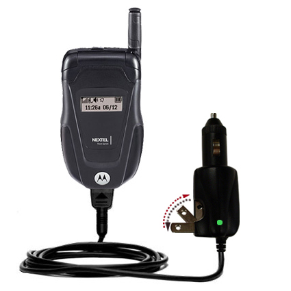 Car & Home 2 in 1 Charger compatible with the Motorola ic502