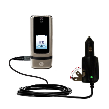 Car & Home 2 in 1 Charger compatible with the Motorola KRZR K3