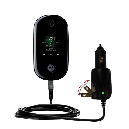 Car & Home 2 in 1 Charger compatible with the Motorola MOTO U9