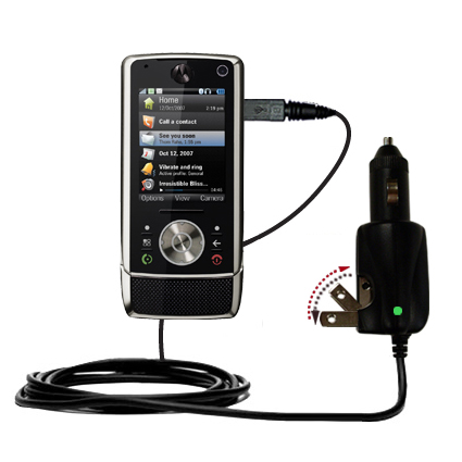 Car & Home 2 in 1 Charger compatible with the Motorola MOTO Z10