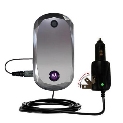 Car & Home 2 in 1 Charger compatible with the Motorola MOTOJEWEL