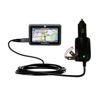 Car & Home 2 in 1 Charger compatible with the Motorola MOTONAV TN20