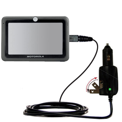 Car & Home 2 in 1 Charger compatible with the Motorola MOTONAV TN30