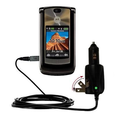 Car & Home 2 in 1 Charger compatible with the Motorola MOTORAZR 2 V9m