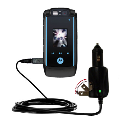 Car & Home 2 in 1 Charger compatible with the Motorola MOTORAZR maxx Ve