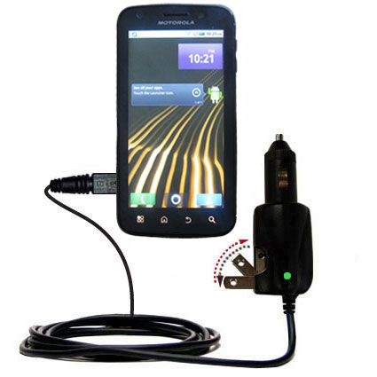 Car & Home 2 in 1 Charger compatible with the Motorola Olympus MB860