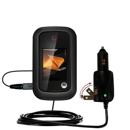 Car & Home 2 in 1 Charger compatible with the Motorola Rambler
