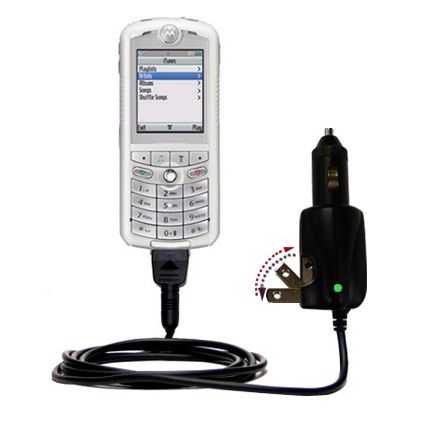 Car & Home 2 in 1 Charger compatible with the Motorola ROKR E1
