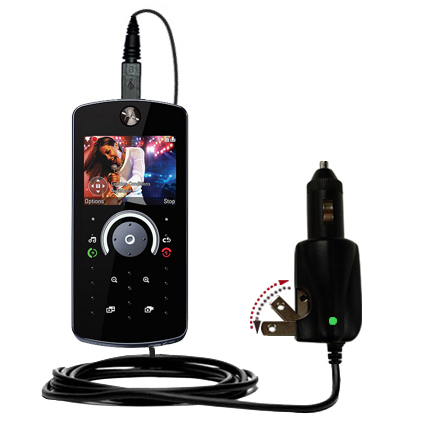 Car & Home 2 in 1 Charger compatible with the Motorola ROKR E8