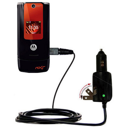 Car & Home 2 in 1 Charger compatible with the Motorola ROKR W5