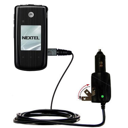 Car & Home 2 in 1 Charger compatible with the Motorola Sable