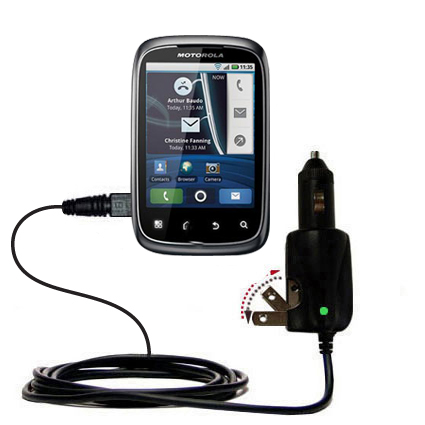 Car & Home 2 in 1 Charger compatible with the Motorola Spice XT