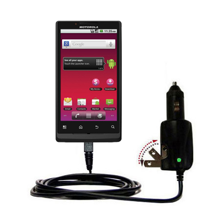 Car & Home 2 in 1 Charger compatible with the Motorola Triumph