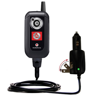 Car & Home 2 in 1 Charger compatible with the Motorola V1050